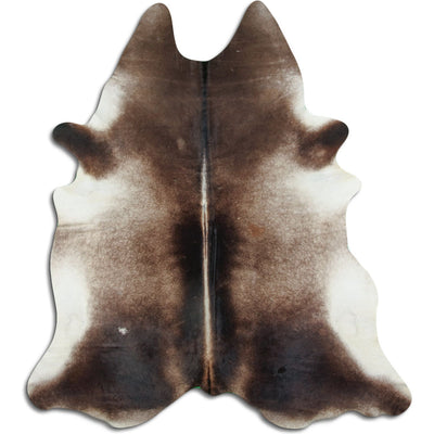 Brown cowhide rug XL