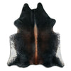 Brown cowhide rug XL
