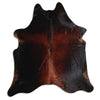 Brown cowhide rug XL