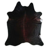 Brown cowhide rug XL