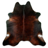 Brown cowhide rug XL