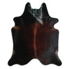 Brown cowhide rug XXL