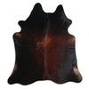 Brown cowhide rug XL