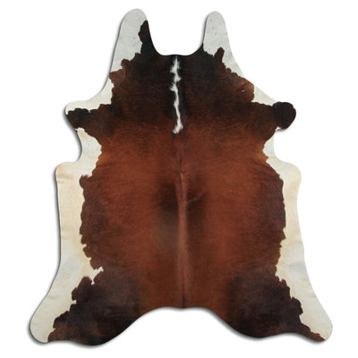 Tricolour cowhide rug XL