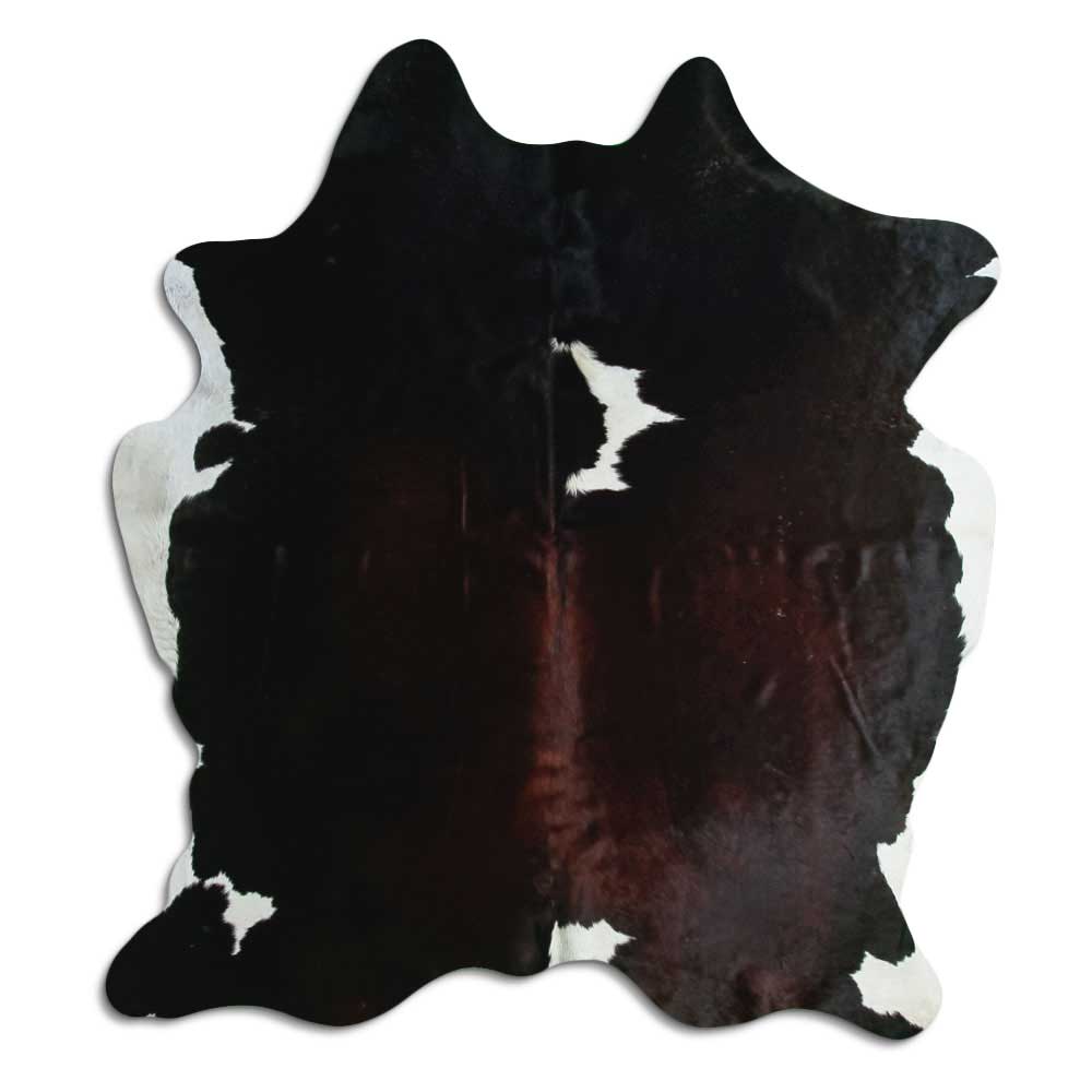 Tappeto in pelle di mucca tricolore L