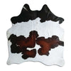 Tricolour cowhide rug M