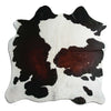 Tricolour cowhide rug M