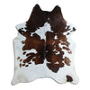 Tricolour cowhide rug L