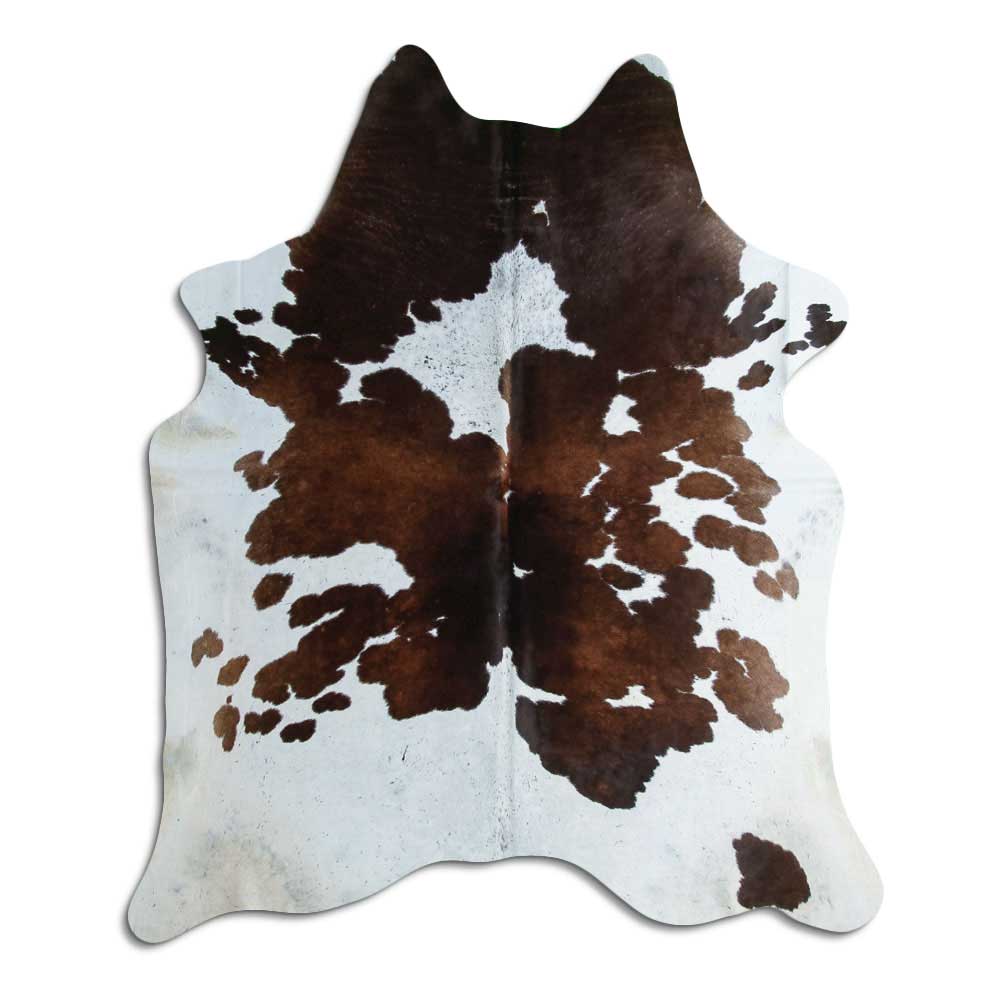 Tricolour cowhide rug L