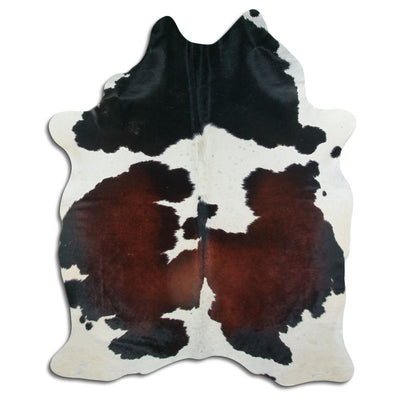 Tricolour cowhide rug XL