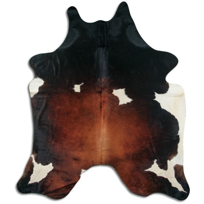 Tricolour cowhide rug XL