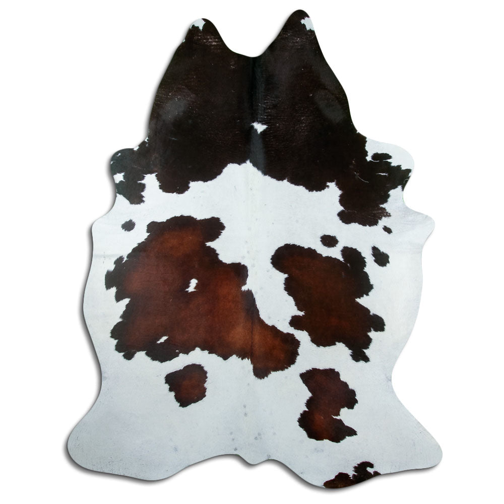 Tricolour cowhide rug XXL