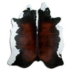 Tricolour cowhide rug XL