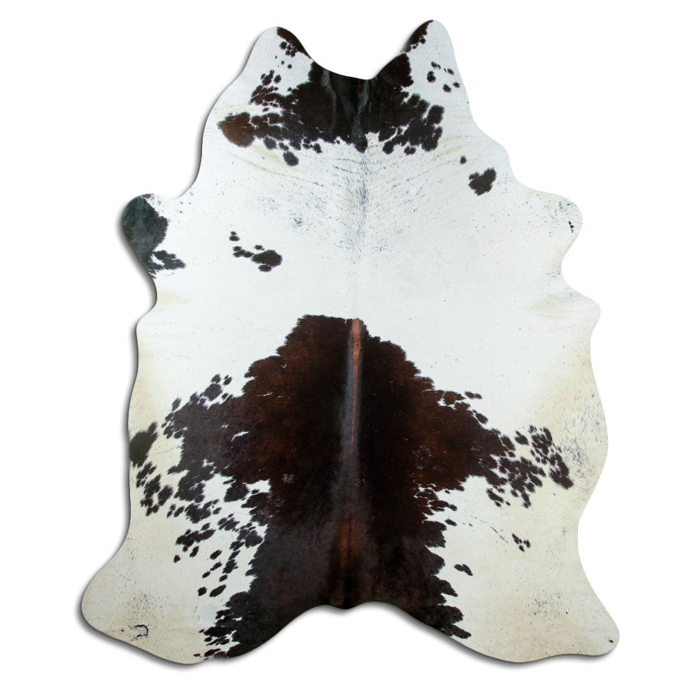 Tappeto in pelle di mucca tricolore XXL