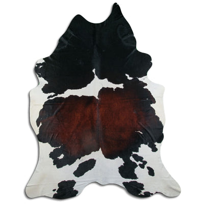 Tricolour cowhide rug XXXL