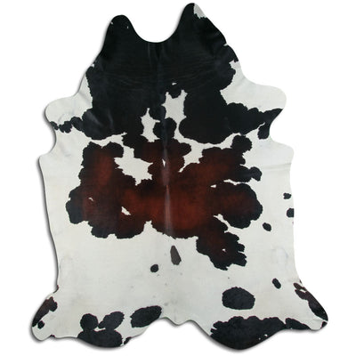 Tricolour cowhide rug XXXL