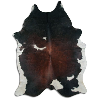 Tricolour cowhide rug XXL
