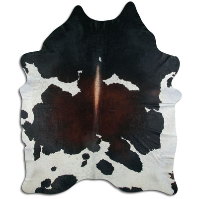 Tricolour cowhide rug XXL