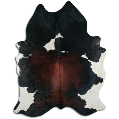 Tricolour cowhide rug XXL