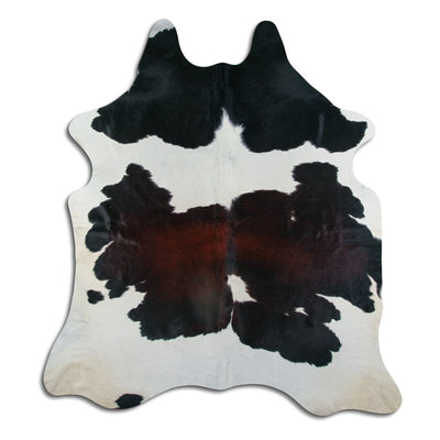 Tricolour cowhide rug XXL