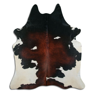 Tricolour cowhide rug XL
