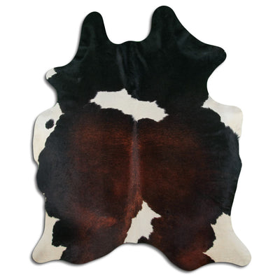 Tricolour cowhide rug XXL