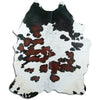 Tappeto in pelle di mucca tricolore XL