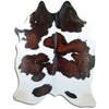 Tricolour cowhide rug XXL