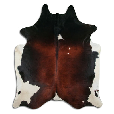 Tricolour cowhide rug XXL