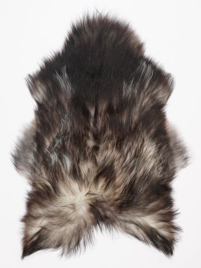 Pelle di pecora grigia islandese XL