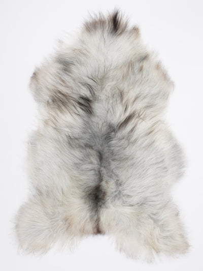 Icelandic Grey Sheepskin Rug L