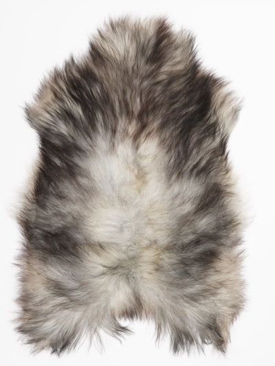 Icelandic Grey Sheepskin Rug L