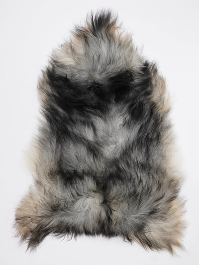 Pelle di pecora grigia islandese XL