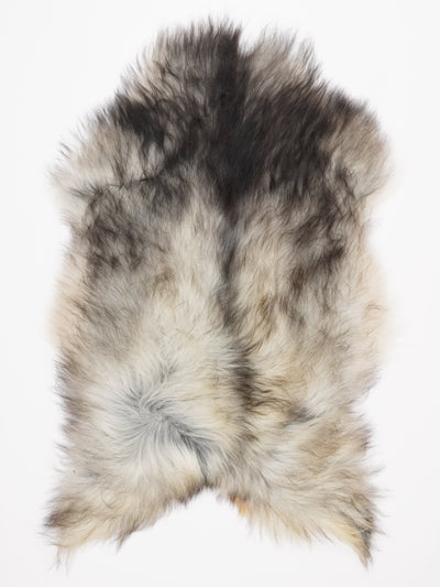 Pelle di pecora grigia islandese XL