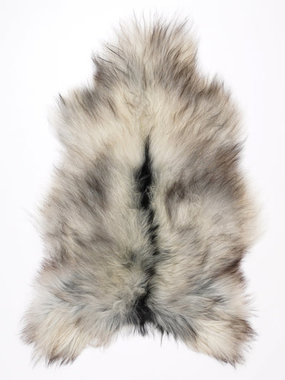Icelandic Grey Sheepskin Rug L