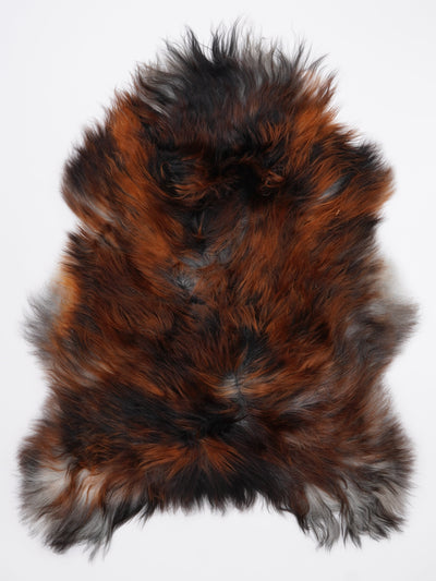 Icelandic Multicoloured Sheepskin Rug L