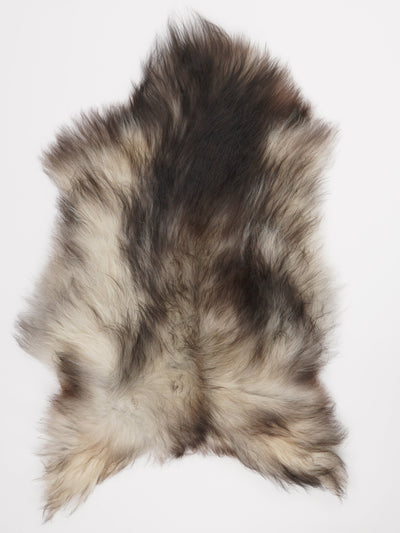Icelandic Grey Sheepskin Rug L