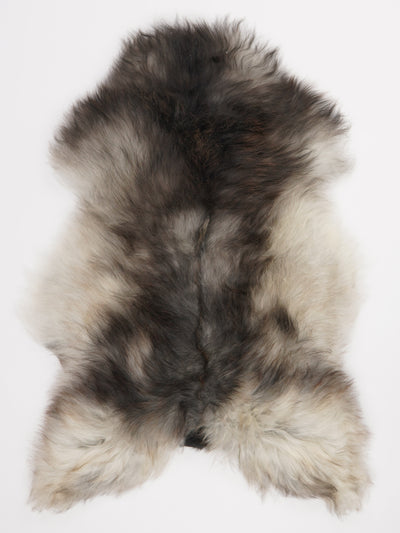 Icelandic Grey Sheepskin Rug L