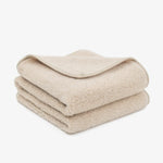 Merino wool blanket "Almond" | single layer
