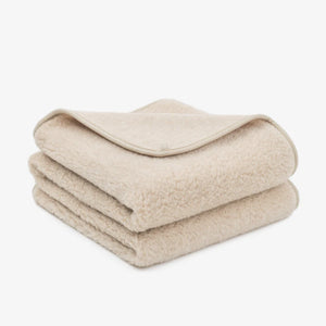 Coperta in lana merino "Almond" | singolo strato