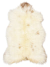 Multicoloured Sheepskin Rug L
