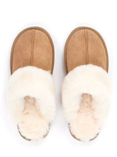 Sheepskin slippers
