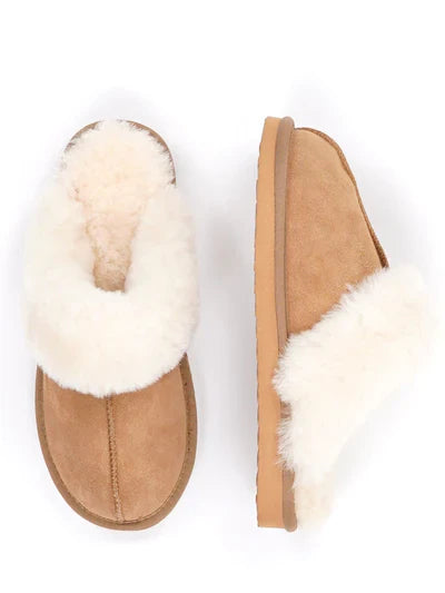 Sheepskin slippers