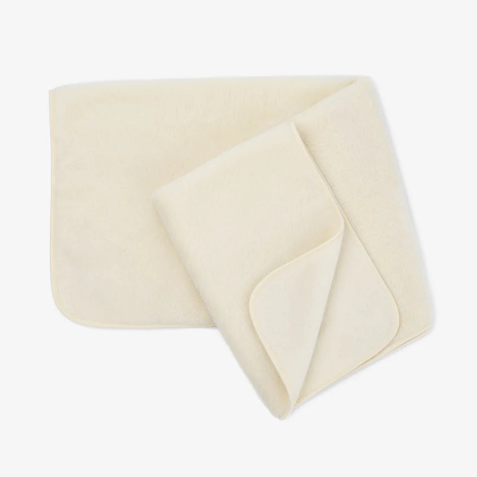 Coperta in lana merino "Marzipan" | monostrato