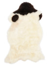 Multicoloured Sheepskin Rug L