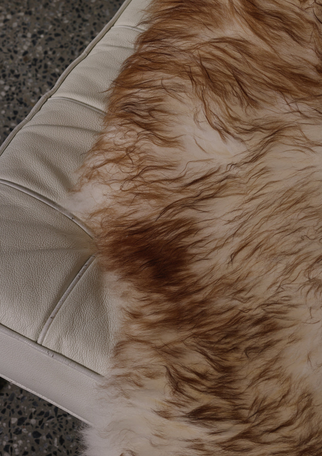 Pelle di pecora doppia muflone