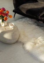 White sheepskin XXXXL