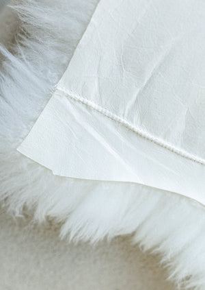 Pelle di pecora taupe