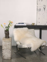 White sheepskin