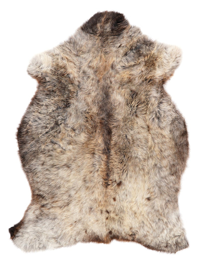 Multicoloured Sheepskin Rug L